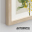 Fleurs encadrées, ensemble de 4 impressions géométriques murales carrées jaunes encadrées sur papier, impression de 4 pièces-93012718-93012716