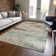 Machine Washable Indoor/Outdoor Xhevrie Khaki Rug