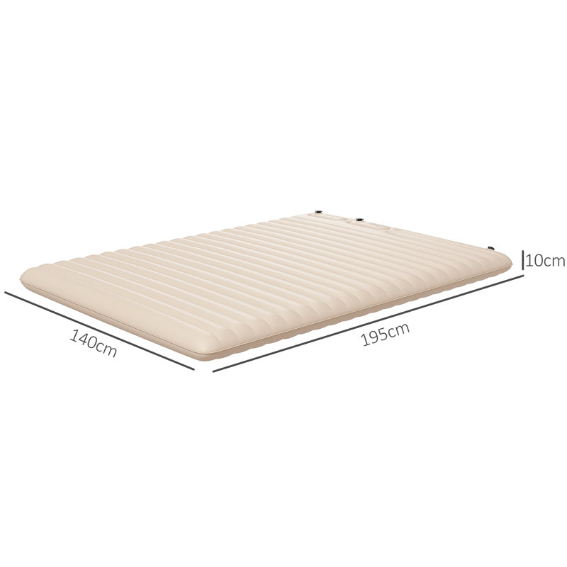 10cm Air Bed, White