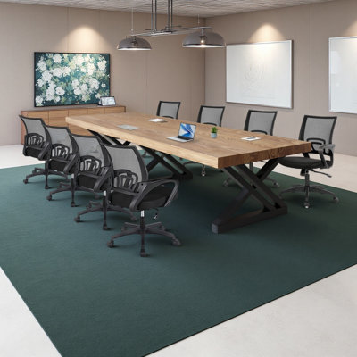 8-seater solid wood conference table