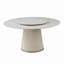 Ensemble de table de salle à manger 9 pièces, table de salle à manger avec base piédestal, 8 chaises d'appoint-55376097