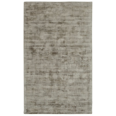 Tapis gris tissé à la main Westwick