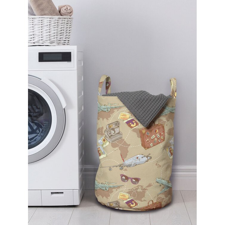 Maps Travel Laundry Bag