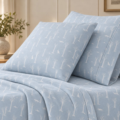100% Turkish Cotton Flannel Lodge Sheet Sets