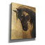 Cheval de Troie 2 doré par Albena Hristova, art mural 20 po x 24 po