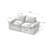 Modern corduroy cloud sofa-1898371631