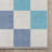 Kehr Square Modern Geometric Multi Blue Flat-Weave Area Rug-88709671