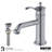 Single-Hole Single-handle Bathroom Faucet with Drain Assembly-87727957