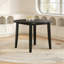 Table de salle à manger extensible ronde pour 2 à 4 personnes avec un design pliable et une fonctionnalité peu encombrante.-405330893