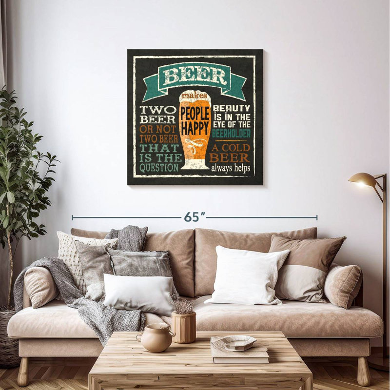 Humour Tergel Beer Series II, H 36 po x l 36 po