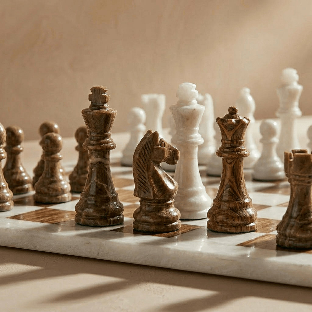 Marble Cultures Handmade Marble Chess Set & Reviews | Joss & Main