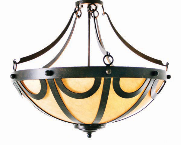 Carousel 3 - Light Flush Mount, French Bronze, New Mica