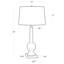 Lampe de table en cristal Stowe