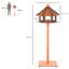 Kira Wood Freestanding Tray Bird Feeder