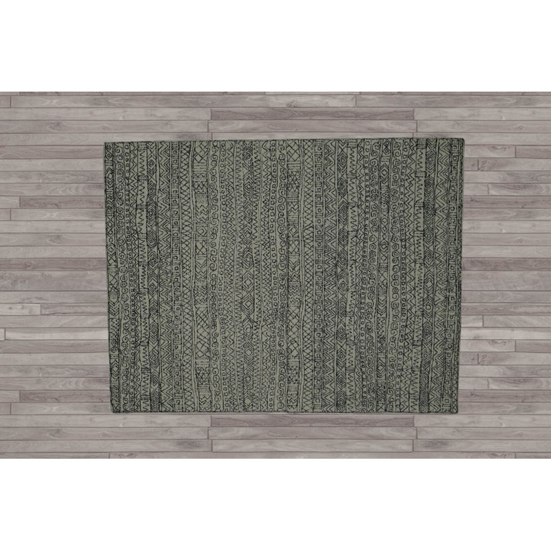 Tapis de style oriental touffeté à la main LoomBloom, Rectangle 7 pi 8 po x 10 pi