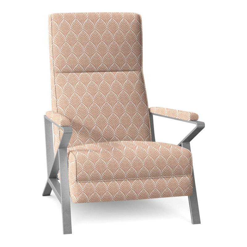 Infinity Recliner, Brushed Nickel, Perigold Linnaeus Clay
