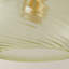 Corinne Twill Spiral Bulbous Glass Easy Fit Pendant Lamp Shade-287346569
