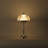 Set of 2 Modern Chrome Table Lamps