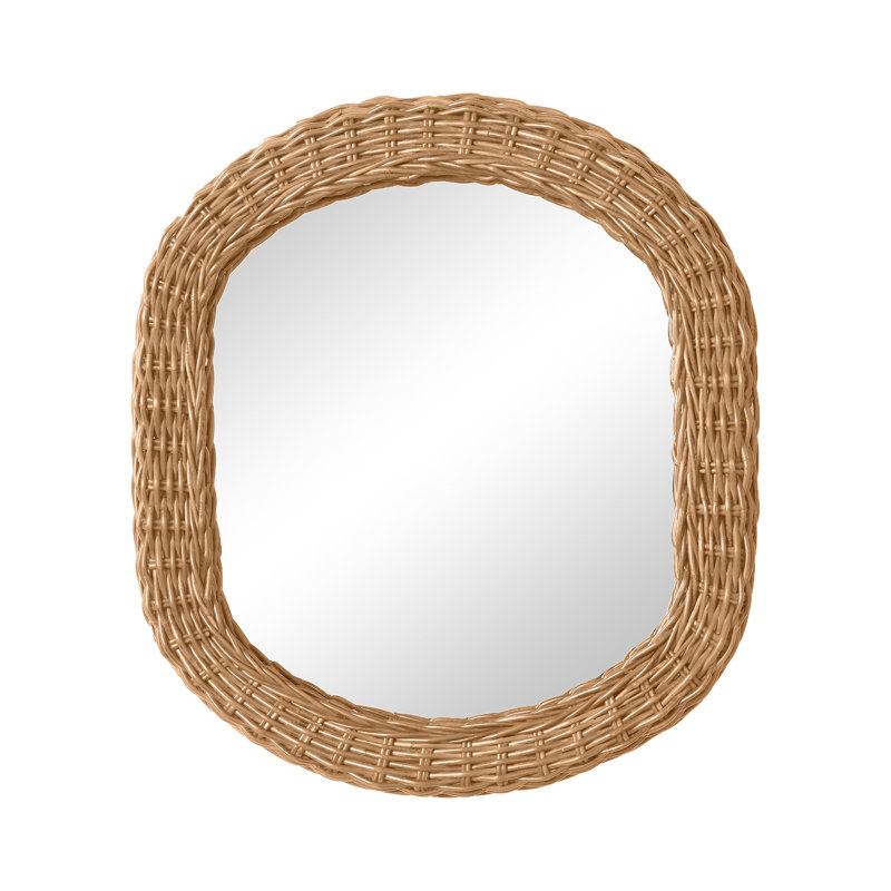 Kingston Oval Rattan Mirror