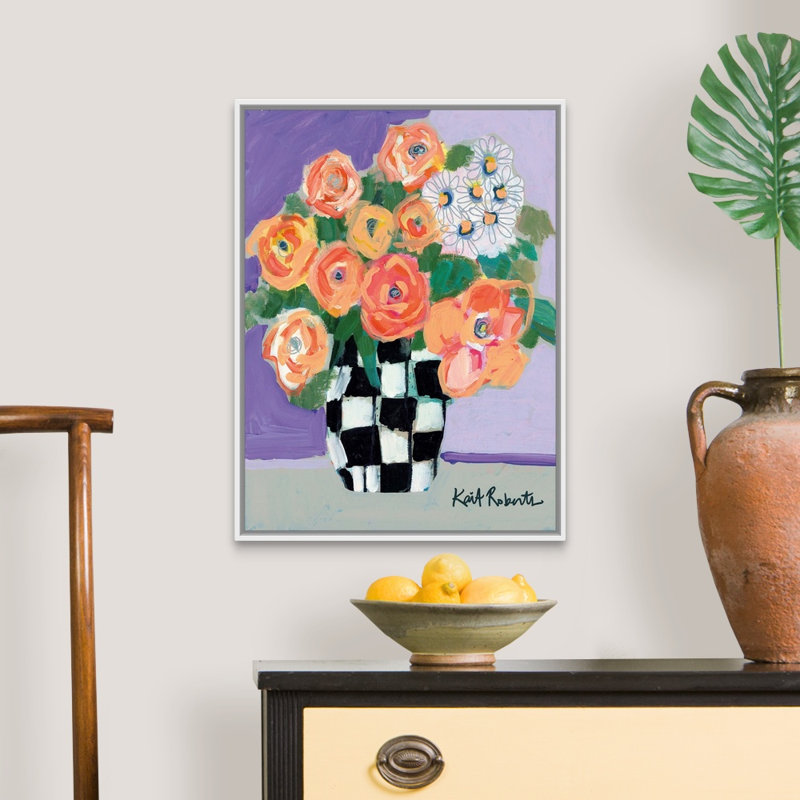 Reproduction d’art sur toile, "When upon a Dream" par Kait Roberts, Toile blanche encadrée, H 26 po x l 20 po x P 1,75 po