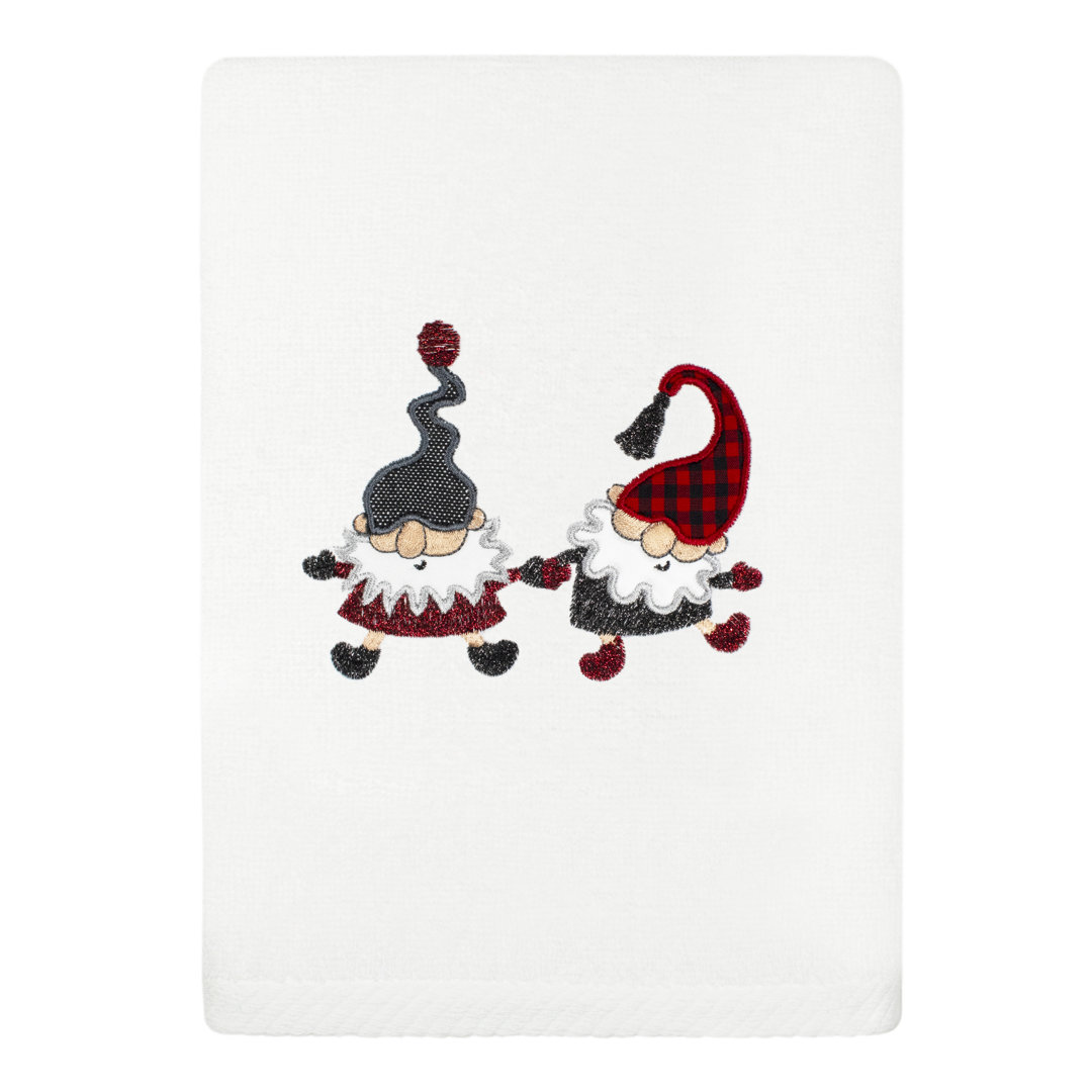  Christmas Gnomes Turkish Cotton Hand Towel Linum Home Textiles 