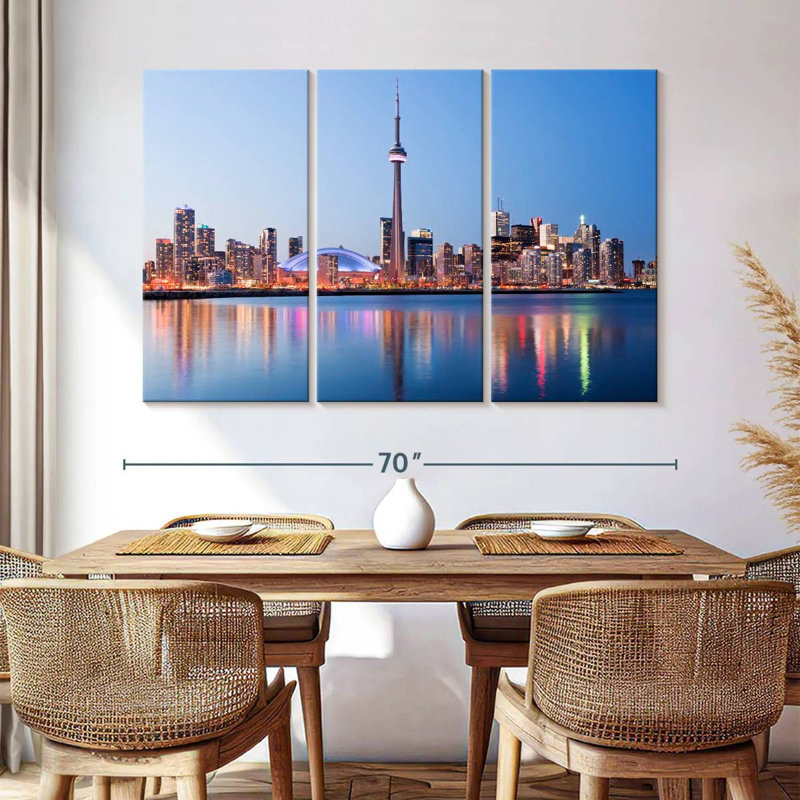 Rorry Toronto Skyline, 42" H x 65" W