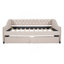 Upholstered Daybed With Two Drawers, Day Bed-503523334