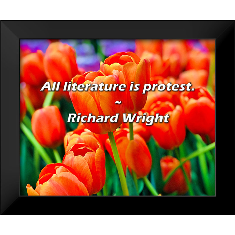 Citation de Richard Wright: Toute la documentation est une protestation.