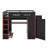 Full Size Wood Loft Bed With Desk,Wardrobe,Ample Storage Space,And RGB LED Light-460500231