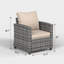 Chaise longue d'extérieur Samya avec coussins (lot de 2)-291667496