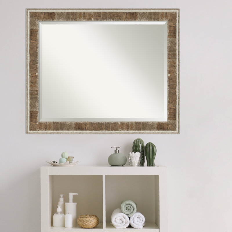 Miroir meuble-lavabo biseauté Kamdyn, H 27 po x l 33 po