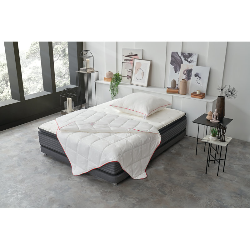 Suprelle 95 Quilt All Season Polyester Down Alternative Comforter, Full