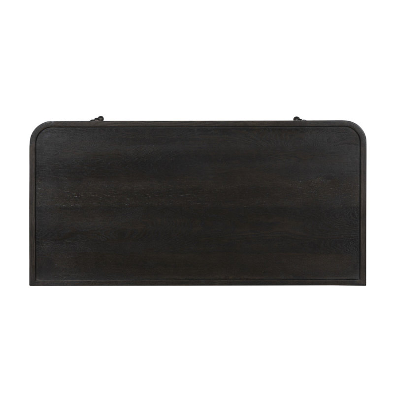 Franny 3 Drawer Chest-Saddle Brown, Espresso Oak Veneer