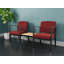 Structure tandem 2 places avec table centrale en acier Amherst-80033339-70961681-70961721