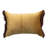 Tibetan Tiger Print Fringe Cotton Velvet Lumbar Pillow
