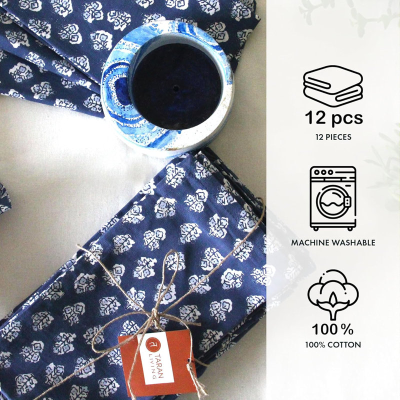 Machine Washable Dish Cloth Gift for Valentine Home Decor Set of 12