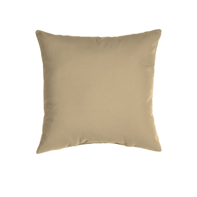 Coussin 20 po Sunbrella, 17 po x 17 po, Beige bruyère