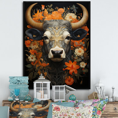 «Steinfort Hinduisim Sacred Cow», reproduction d'art sur toile