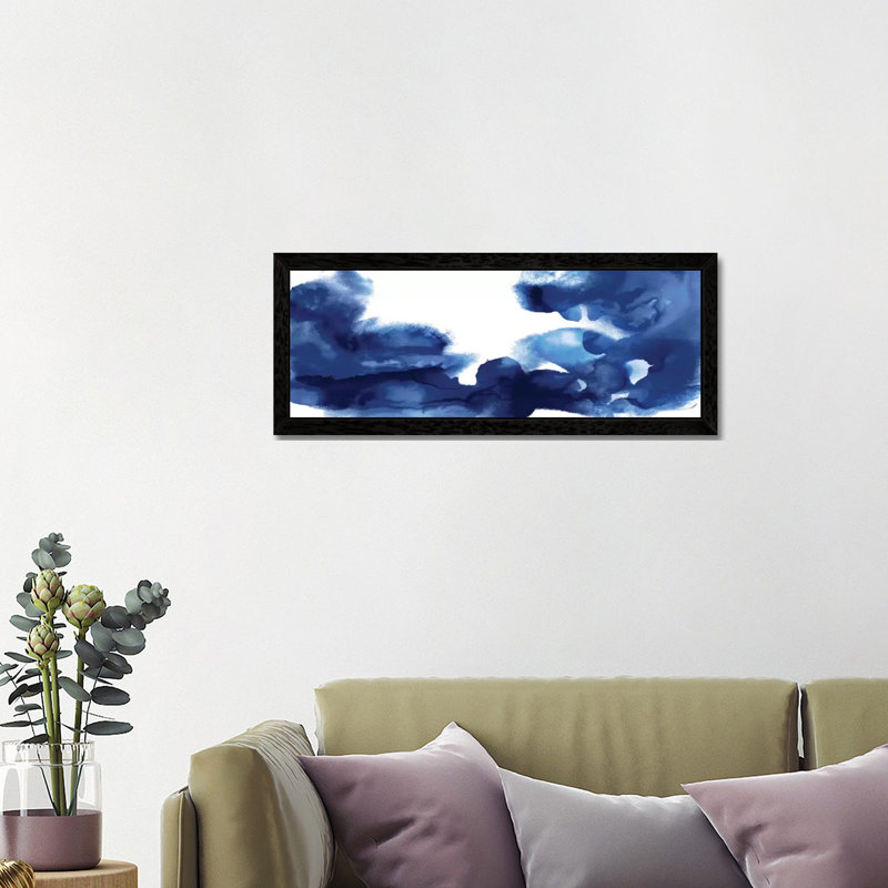 Movement by Daniela Hudson - Panoramic Print on Canvas, 152.4 cm H x 50.8 cm W, Black Floater Framed