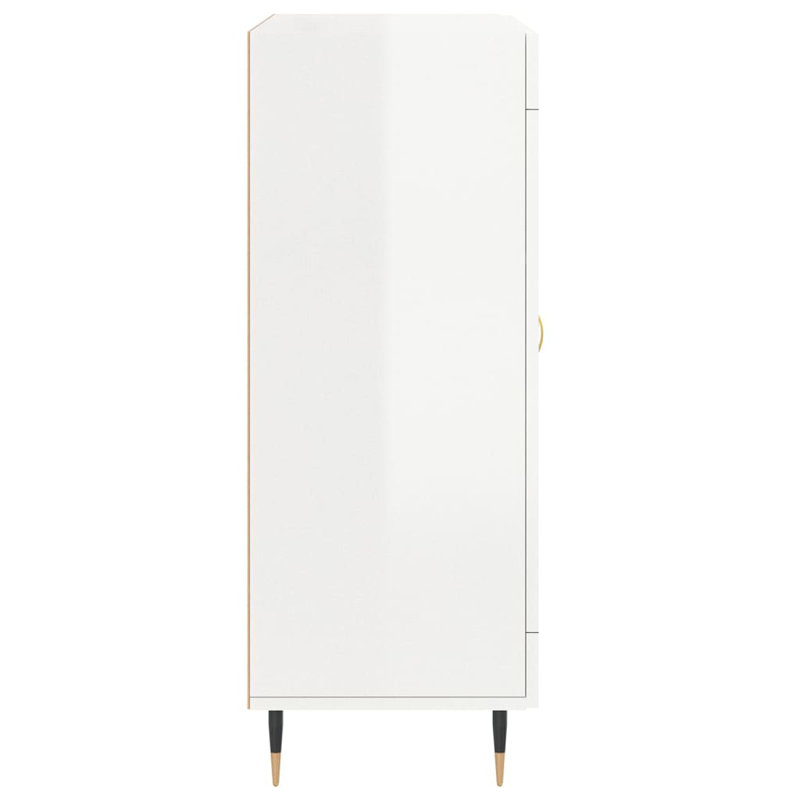 Marilina Rectangle Accent Cabinet, High Gloss White