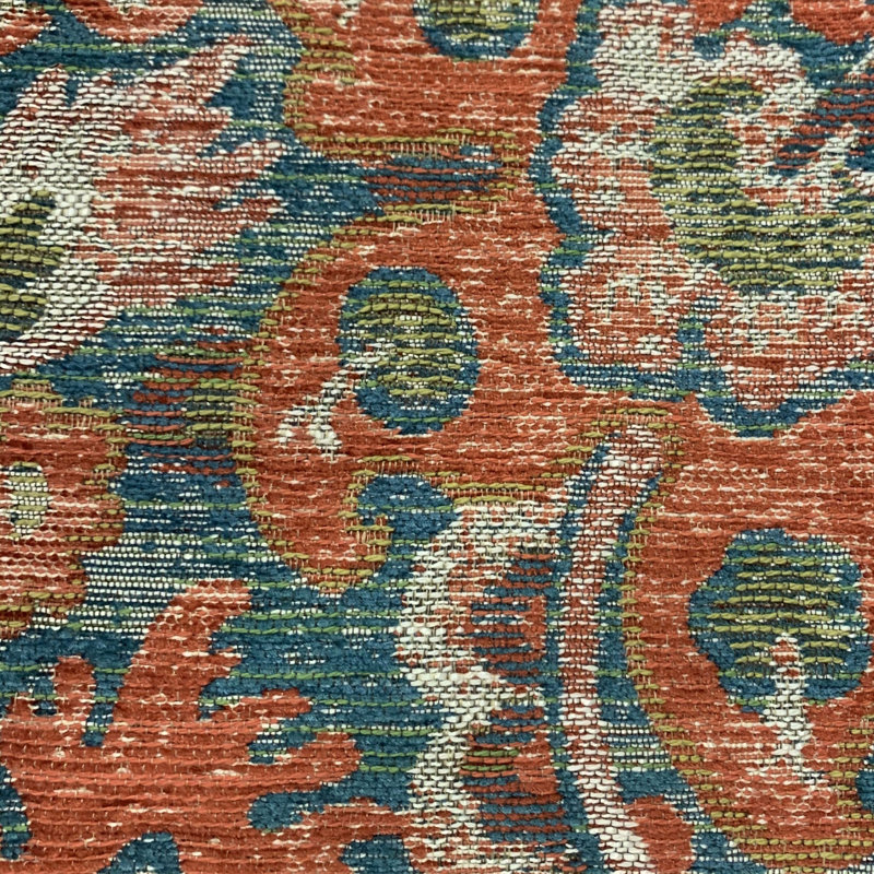 Coussin damassé unique, 26 po x 26 po