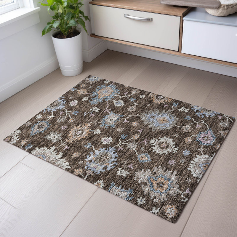 Premium Machine Washable Jaylin AMF1218 Global Rug, Rectangle 1 pi 8 po x 2 pi 6 po
