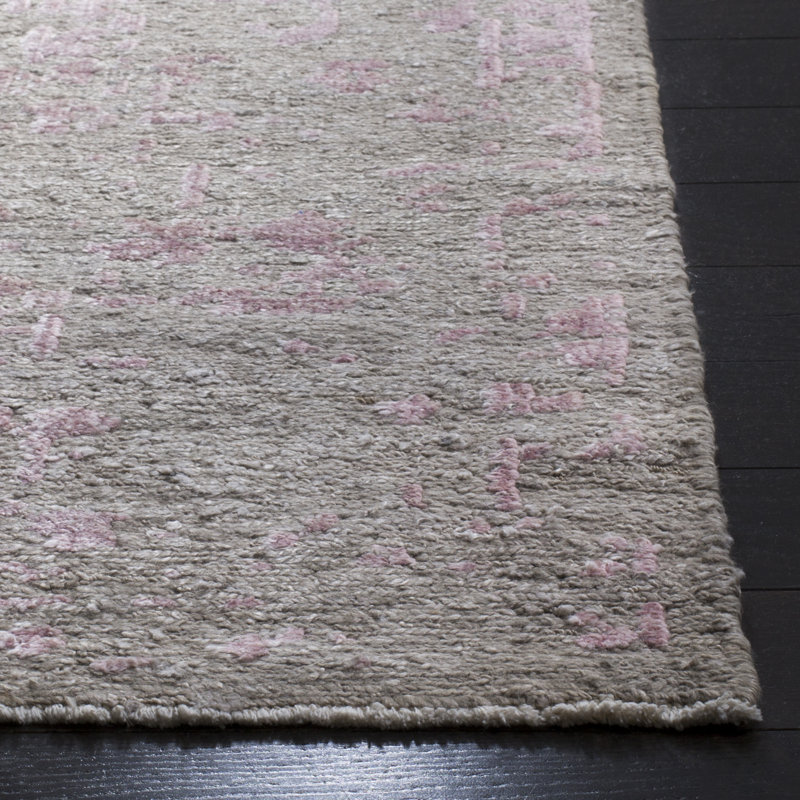 Tapis floral en laine noué à la main Centennial, Rectangle 6 pi x 9 pi