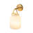 1-light Dimmable Armed Wall Sconce-180742389