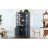 76.75'' Tall Display Cabinet With Double Glass Doors And LED Lights Steel Curio Cabinet For Collectibles Figures Trophies 3-Sided Glass Display Case For Home Office Study Stores Playroom-1817732420