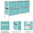  Sorbus Dresser with 5 Drawers with Steel Frame, Wood Tops, and Fabric Bins-1105359089