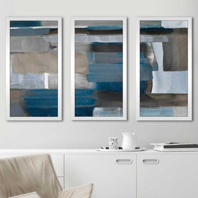 " Blue Taupe Light II " by Lanie Loreth 3 - Pieces