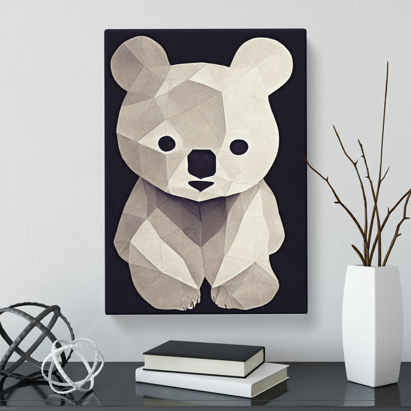 Abstract Koala Bear Vol.3 - Wrapped Canvas, 50cm H x 35cm W x 3cm D