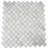 12" x 11" Marble Arabesque Mosaic Wall & Floor Tile