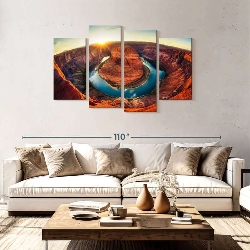 Paysage d'Alvord Glen Canyon, H 48 po x l 75 po